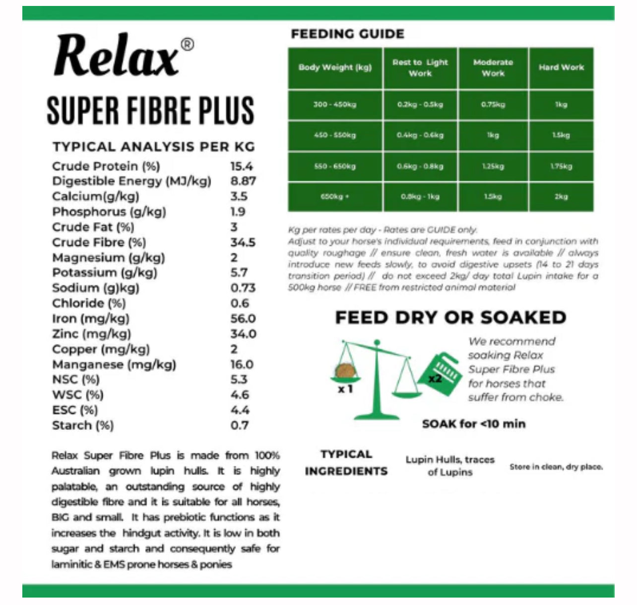 Relax Nutrition Super Fibre Plus