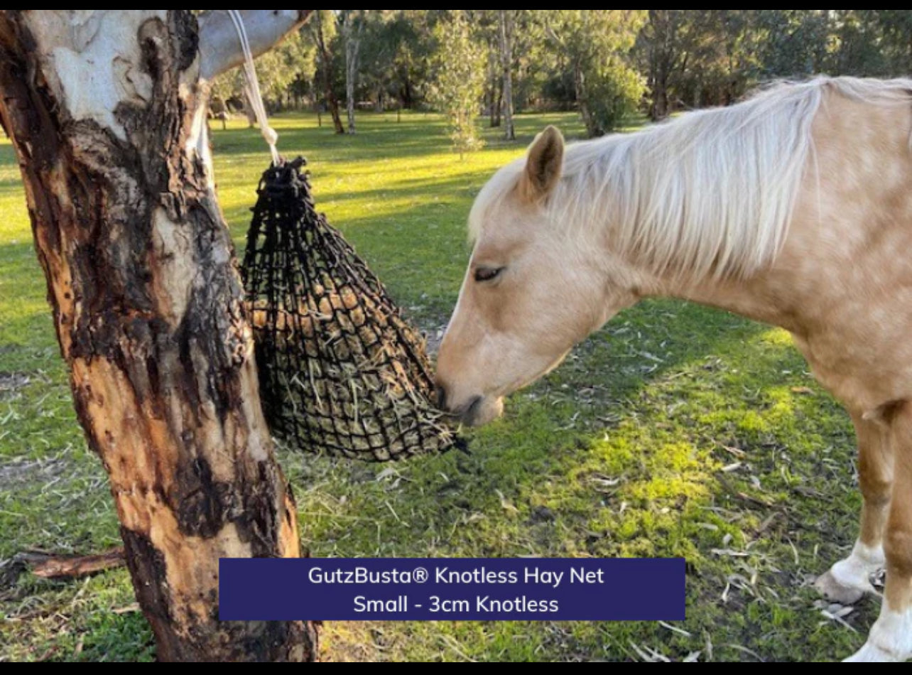 30mm Deluxe Gutzbusta Knotless Haynet - Small / Medium / Large