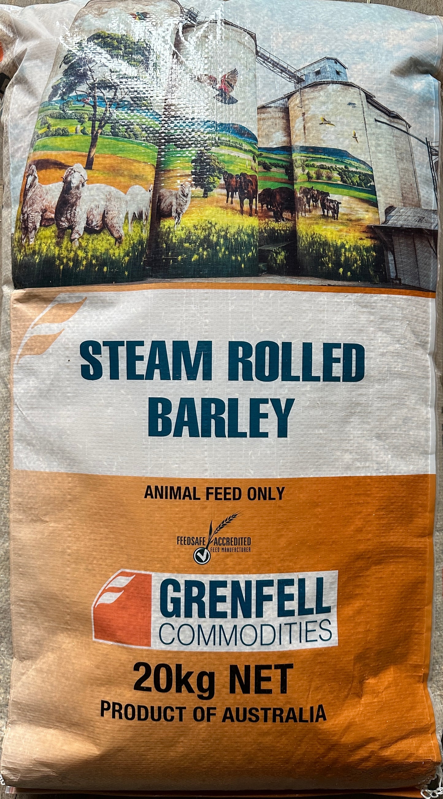 Grenfell Steam Rolled Barley 20kg