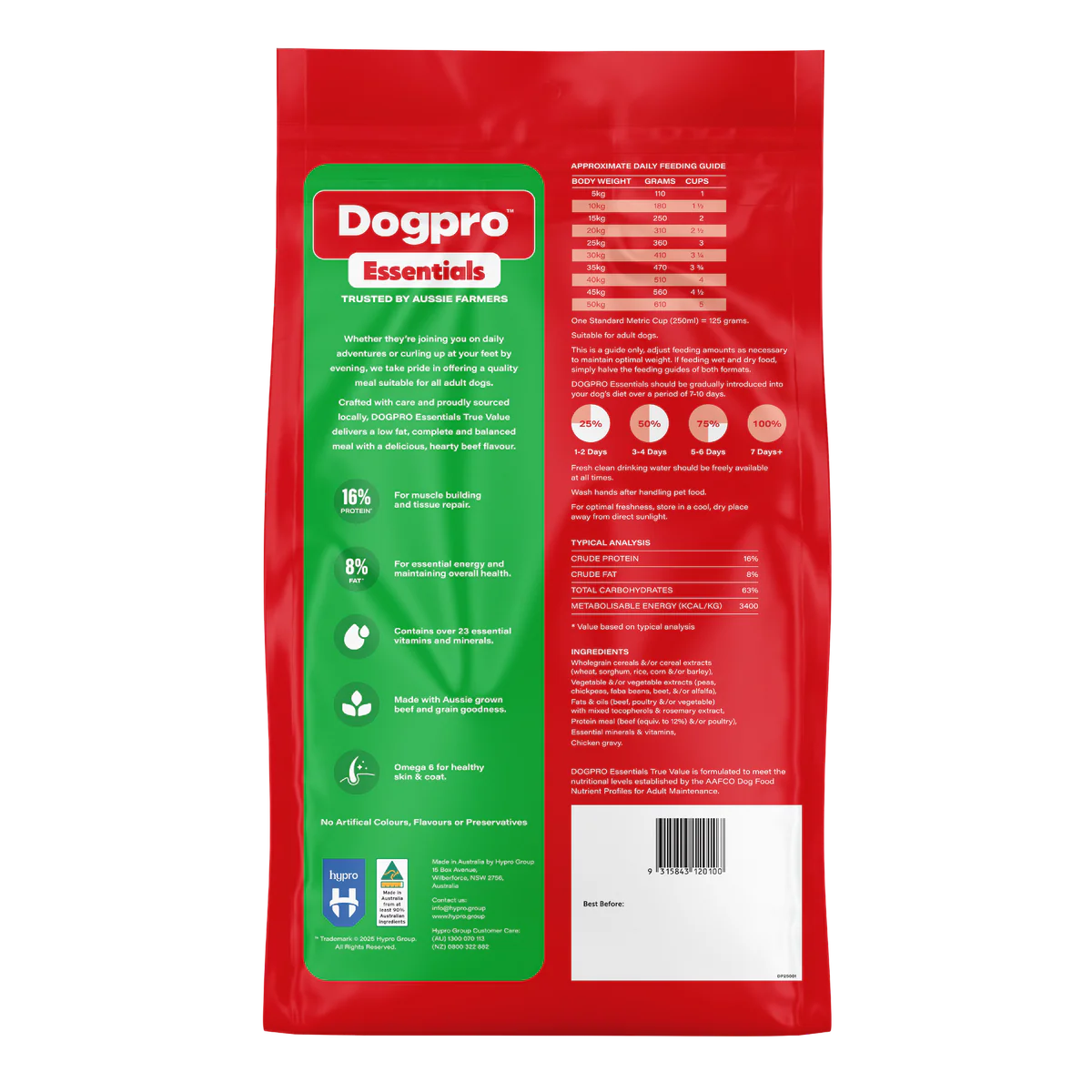 HYPRO True Value Dog Food 20kg