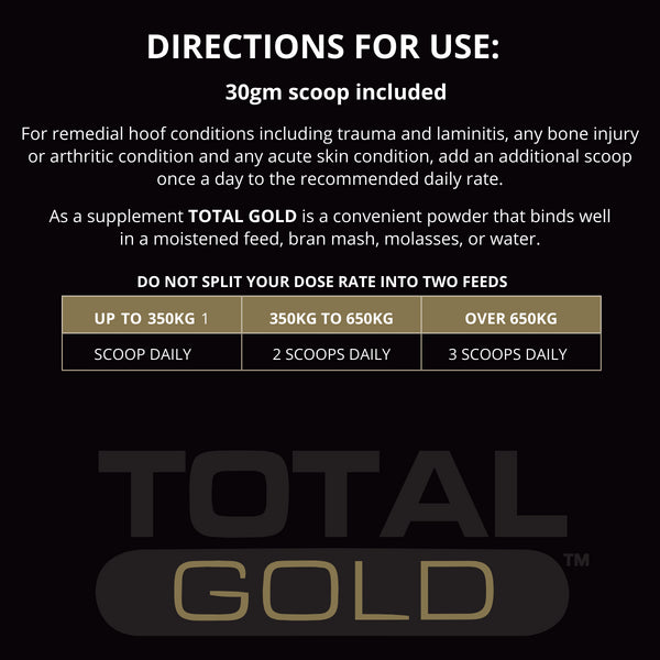 TOTAL GOLD: Complete Horse Formulation 3KG