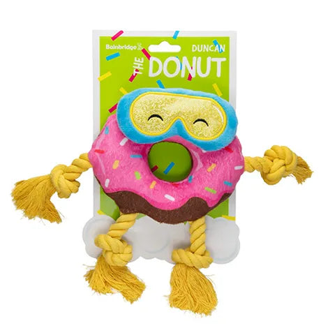 Duncan The Donut Dog Toy - PLUSH PUPS