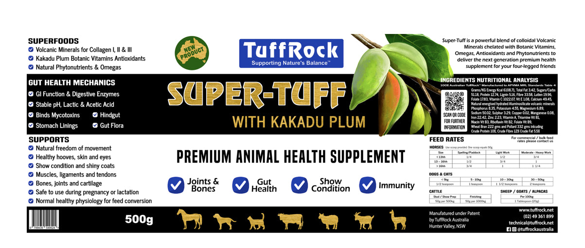 Tuff Rock Super-tuff with Kakadu Plum 2.5kg