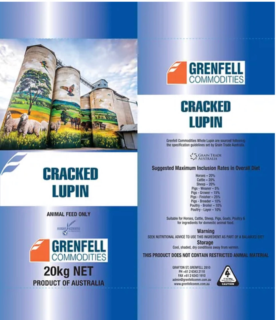 Grenfell Cracked Lupins 20kgs