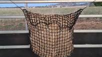 Junior Hay-Stay Hanging Knotless Hay Net (with clips and hay flap)