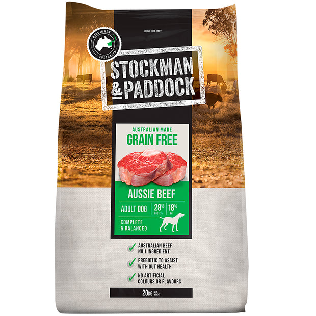 Stockman Paddock Grain Free Beef 20kg
