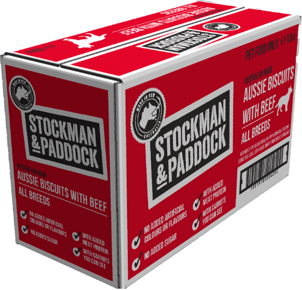 Stockman Paddock Aussie Beef Biscuits 10kg