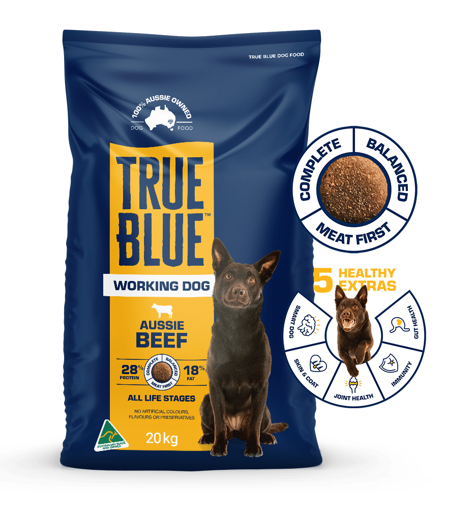 True Blue Working Dog Aussie Beef BARRELL 20kg