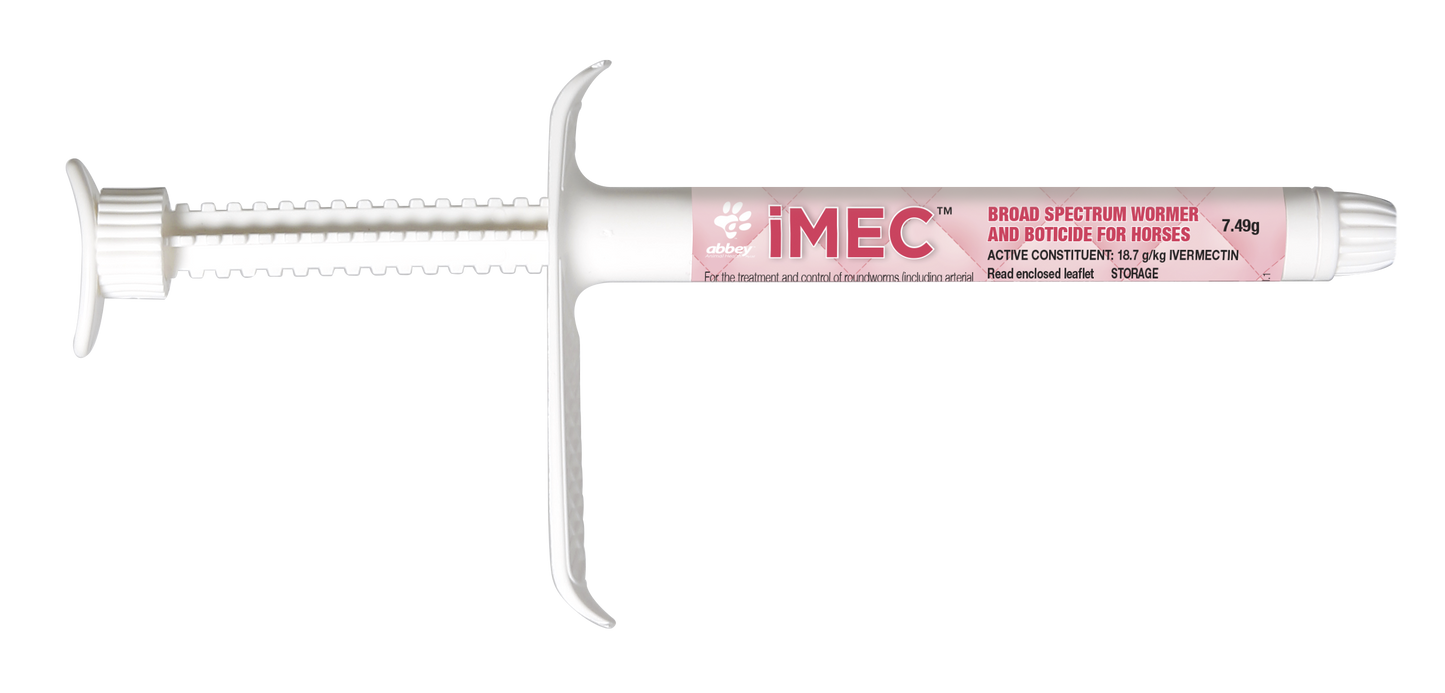 iMEC Broad Spectrum Wormer and Boticide for Horses 7.49g