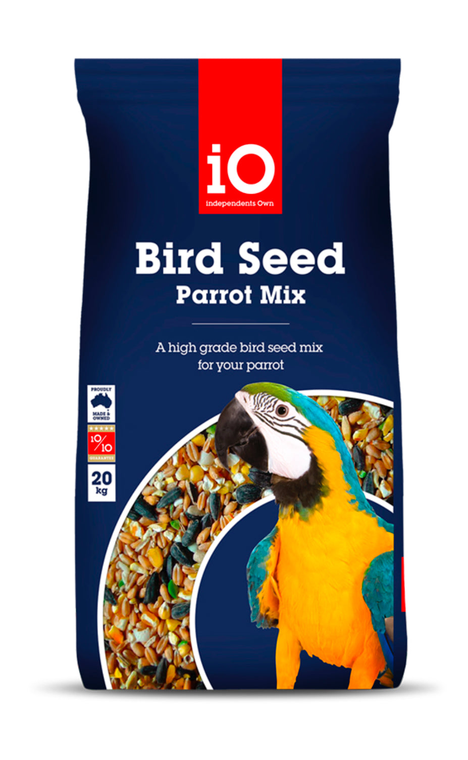 IO Bird Seed Parrot Mix 20kg