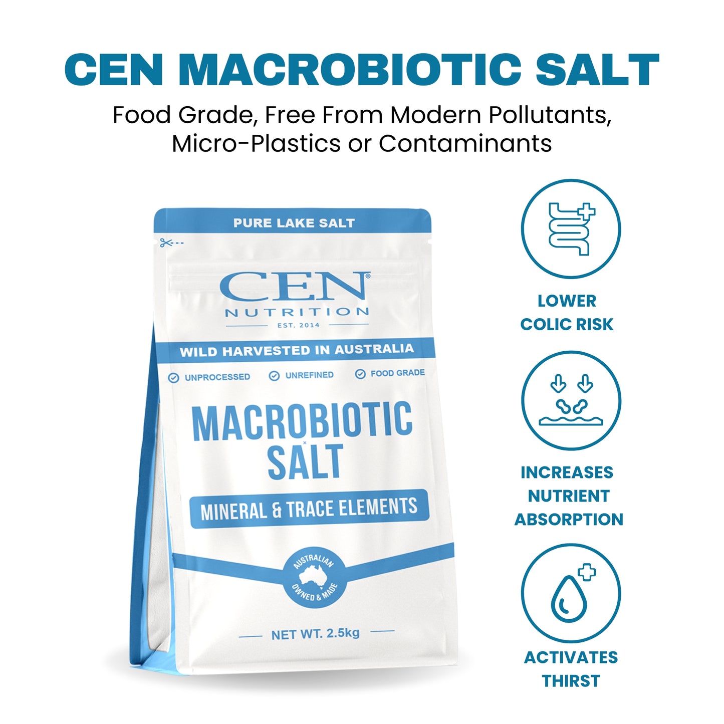 CEN Macrobiotic Crystal Salt 2.5KG