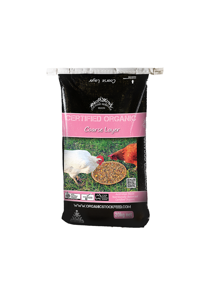 Country Heritage Feeds Organic Course Scratch Mix 20kg