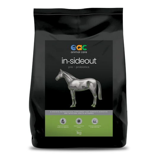 EAC in-sideout horse - Pre & Probiotic, Nutraceutical & Gut Health Supplement For Horse & Ponies