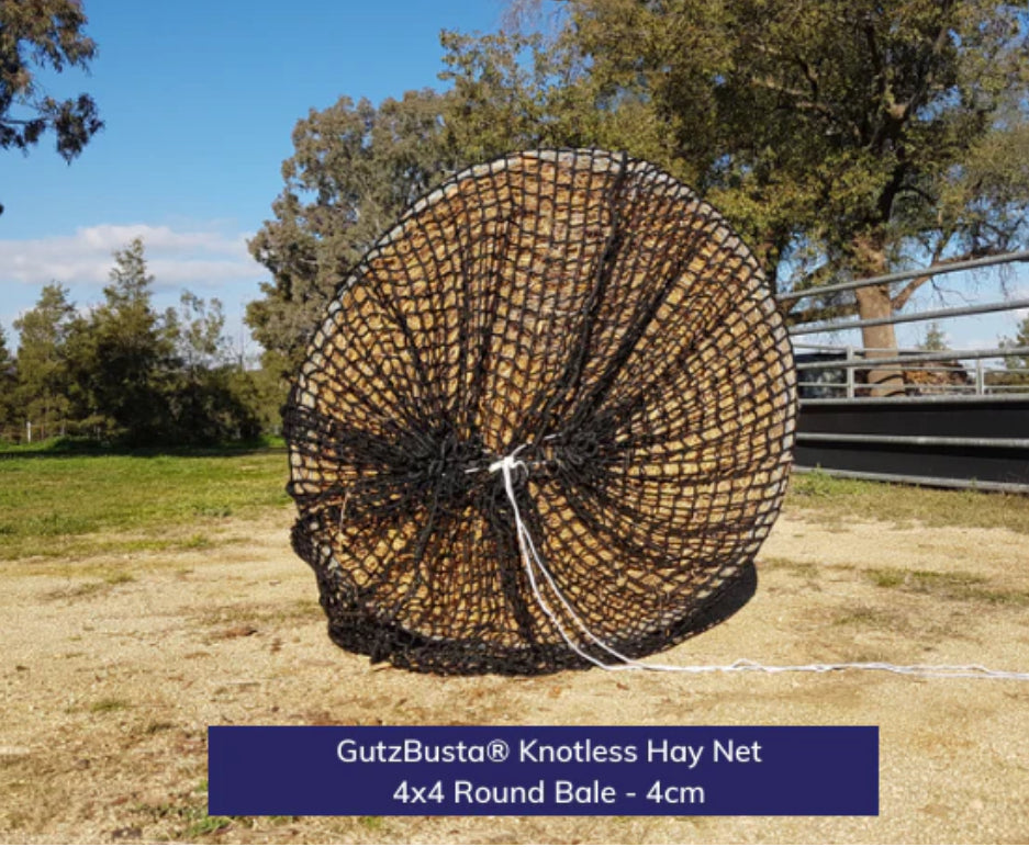 Gutzbusta Deluxe Knotless 4x4 Round Bale