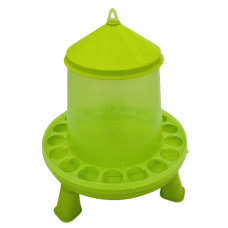 Plastic poultry feeder 4kg with legs