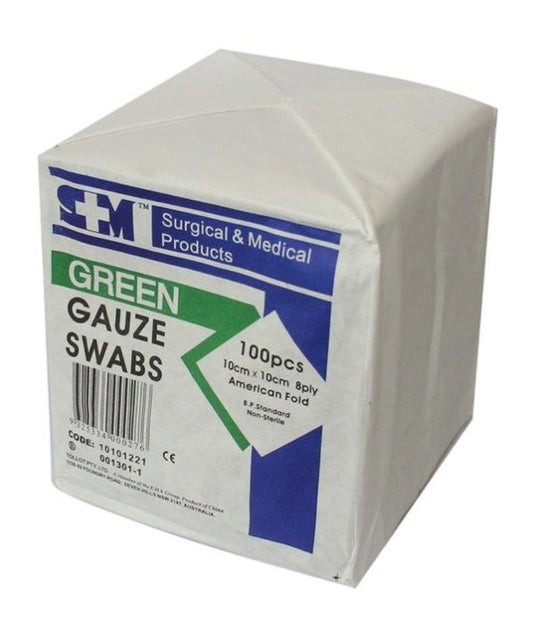 Ebos Gauze Swabs 10cmx10cm 100's