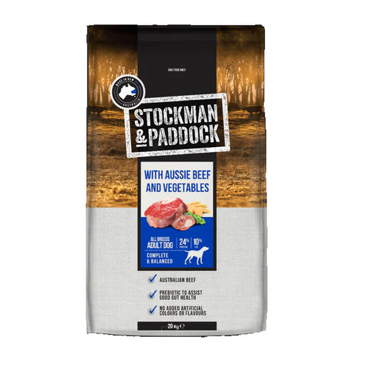 Stockman Paddock Aussie Beef & Veg 20kg
