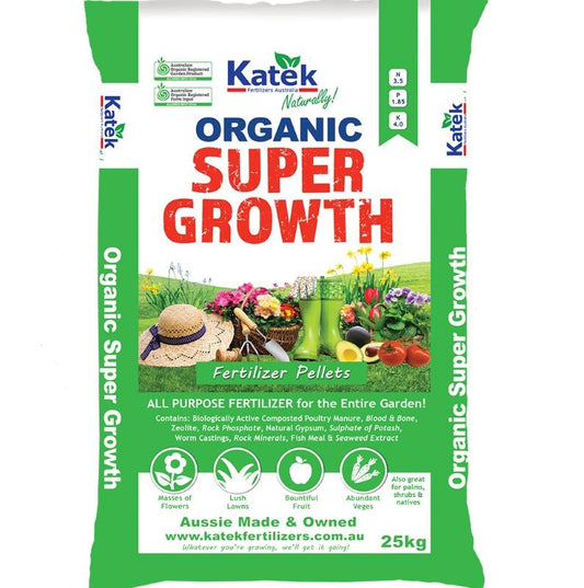 Super Growth Pellets / Organic Fertilizer 15Kg