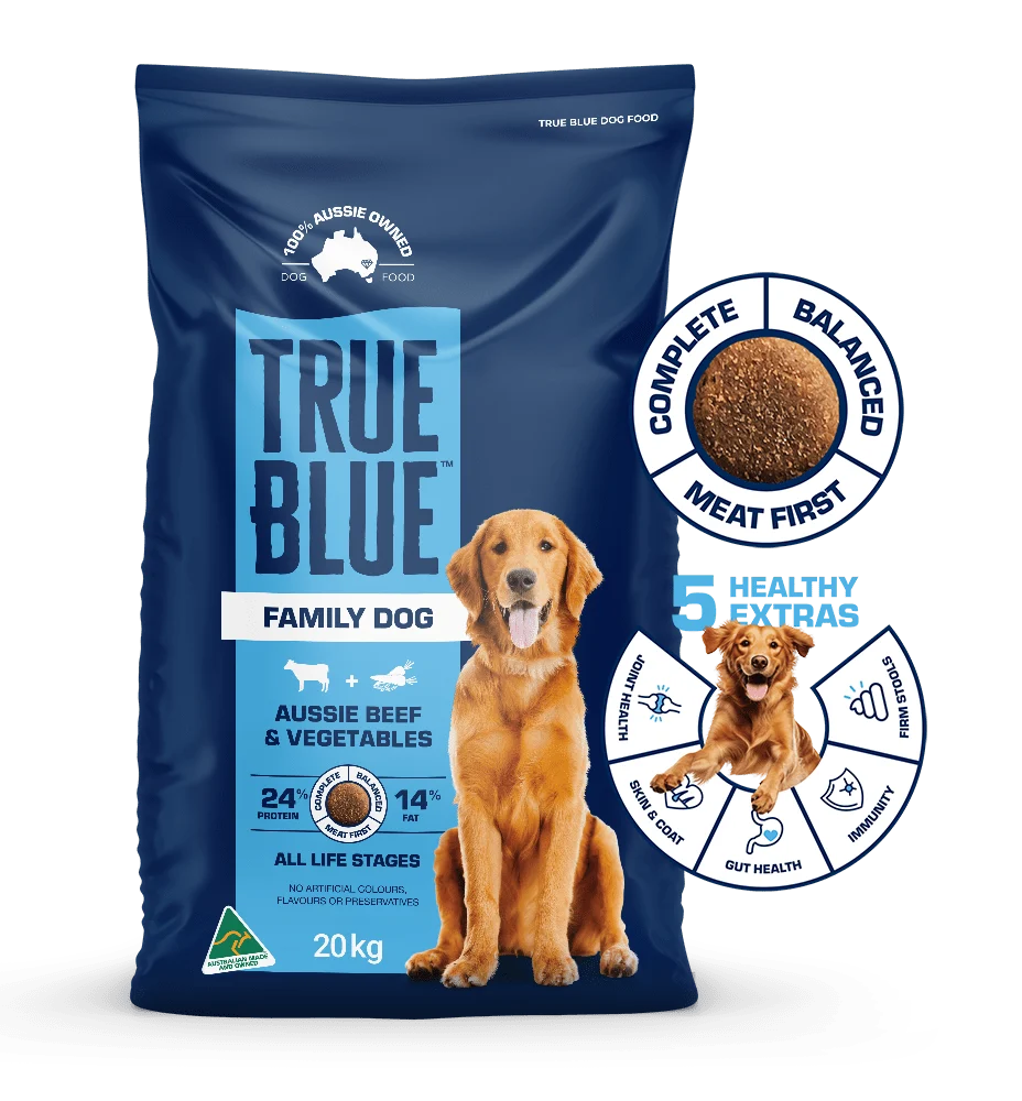 True Blue Family Dog Aussie Beef & Vegetables 20kg