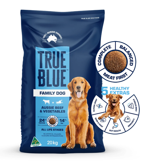 True Blue Family Dog Aussie Beef & Vegetables 20kg