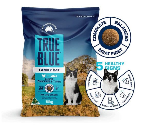 True Blue Family Cat Chicken & Tuna Cat 10kg Barrell